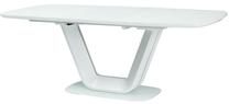 Stalas išskleidžiamas Modern Armani, balta sp./pilka sp., 140 - 200 cm x 140 cm x 90 cm