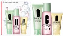 Veido priežiūros priemonių rinkinys Clinique 3 step skin type 3, 180 ml