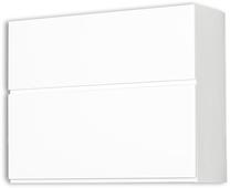Viršutinė virtuvinė spintelė Bodzio Kampara KKA90GDP-BI/L/BI, balta sp., 31 cm x 90 cm x 72 cm