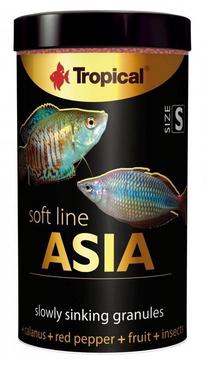 Maistas žuvims Tropical Soft Line Asia Size S, 0.05 kg