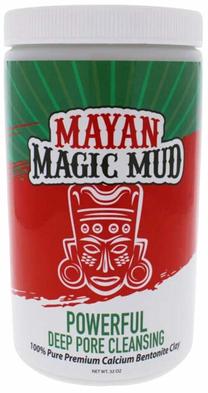 Veido kaukė, valomoji Mayan Magic Mud Powerful Deep Pore Calcium Bentonite Clay, 907 g