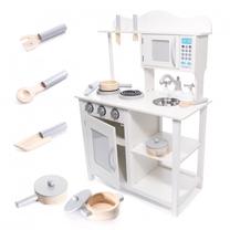 Rotaļu virtuve Lulilo Wooden Kitchen, balta krās.