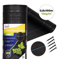 Agrotekstilė MultiGarden, juoda sp., 100 m x 0.8 m, 135 g/m²