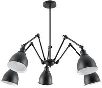 Valgusti rippuv Sollux Stark Shade 5903282706149, E27, 5 x 60 W, must v. / must v.