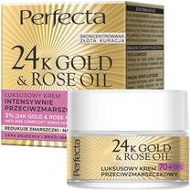 Veido kremas Perfecta 24K Gold & Rose Oil, 50 ml, 70+