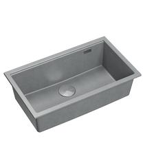 Кухонная мойка Quadron Logan 110, гранит, 76 см x 45 см x 23.5 см, нержавеющей стали цв./серебристый цв.