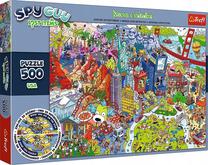 Пазл Trefl Spy Guy Lost Items USA, 34 см x 48 см, 500 шт., многоцветный