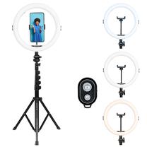 Žiedinė lempa su telefono laikikliu AgfaPhoto ARL11XL, 5 V, 28 cm, juoda sp.