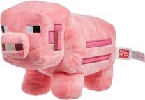 Pliušinis žaislas kiaulė Mattel Minecraft Basic HBN42, rožinė sp., 20.3 cm