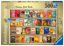 Dėlionė Ravensburger Vintage Cook Books, 49 cm x 36 cm, 500 vnt., įvairių spalvų