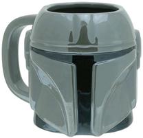 Чашка Paladone Star Wars - The Mandalorian 3D, серый цв., 650 мл