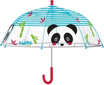 Детский зонт Perletti Panda 15566, прозрачный цв.