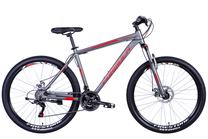 Dviratis kalnų Formula Motion DD, 27.5 ", 19" rėmas, raudona sp./pilka sp.