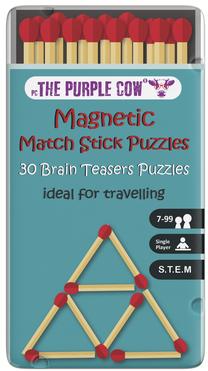Galda spēle Purple Cow Magnetic Matchstick Puzzles 6886, LT LV EE