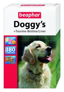 Vitaminai šunims Beaphar Doggy's Taurine-Biotine Liver, 180 vnt.