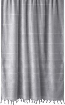 Paplūdimio rankšluostis Foutastic Monaco 192DCH1596, šviesiai pilka sp., 180 cm x 95 cm