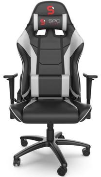 Spēļu krēsls SilentiumPC SR300 V2, balta krās.