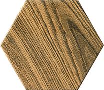 Плитка, керамическая Tubadzin Burano Wood Hexagon PS027150110-0125-1-040, 11 см x 12.5 см, коричневый цв.