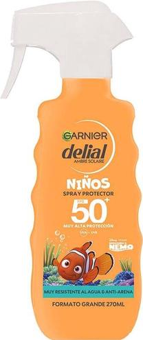 Purškiklis įdegio priežiūrai Garnier Delial Kids SPF50+, 270 ml