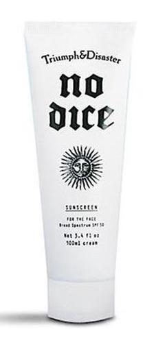 Kremas įdegio priežiūrai Triumph & Disaster No Dice SPF50, 100 ml