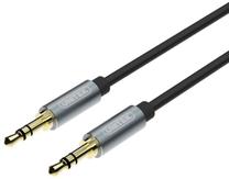 Vads Unitek 3.5mm / 3.5mm 3.5 mm female, 3.5 mm male, 5 m, melna krās.