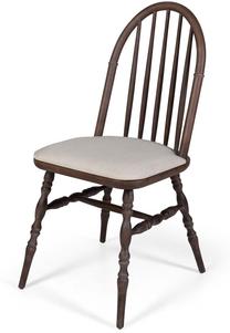 Valgomojo kėdė Kalune Design Albero 54 117FRF1154, smėlio sp./tamsiai ruda sp., 49 cm x 44 cm x 93 cm