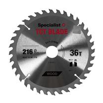 Pjovimo diskas Specialist+ TCT, 216 mm x 30 mm