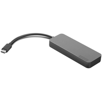 Adapteris Lenovo 4 Ports GX90X21431 USB A, USB-C, 0.201 m, melna krās./pelēka krās.