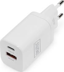 Telefono įkroviklis Digitus DA-10062, USB/USB-C, balta sp., 30 W