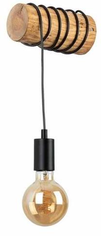Valgusti seinale Spot-Light Trabo Short, E27, 1 x 25 W, must v. / pruun v.