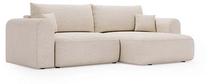 Kampinė sofa - lova Polak Meble Next Legacy 01, kreminė sp., 152 x 274 cm x 88 cm