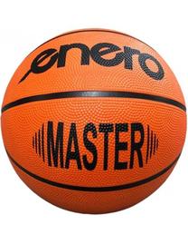 Krepšinio kamuolys Enero Master, 7 dydis, juoda sp./oranžinė sp.