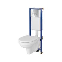 Pakabinamojo unitazo komplektas potinkinis Cersanit B677 TECH LINE BASE, 35.5 cm x 52 cm