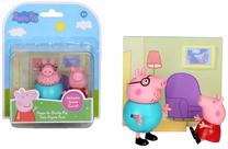 Figūrėlių rinkinys Hasbro Peppa Pig Peppa Pig and Daddy Pig D409/8, 2 vnt., įvairių spalvų