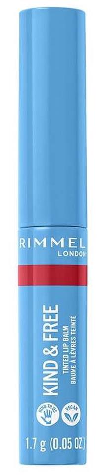 Lūpu balzams Rimmel London Kind & Free Tinted Lip Balm, 1.7 g, 005 turbo red