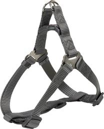 Petnešos šunims Trixie Premium One Touch, pilka sp., 500 - 650 mm x 20 mm, M