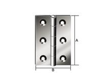 Eņģes logiem Vorman, 2.5 cm, 0.08 cm