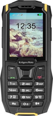 Mygtukinis telefonas Kruger&Matz Iron 2, 32 MB, juoda sp.