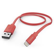 Kabelis Hama Flat Lightning, USB, 1.2 m, rožinė sp.