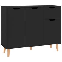 Komoda VLX Chipboard, juoda sp., 72 cm x 90 cm x 30 cm
