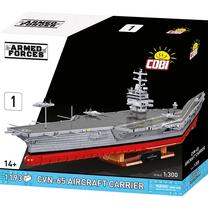 Konstruktorius Cobi Armed Forces CVN-65 Aircraft Carrier 4869, 6131 vnt., įvairių spalvų
