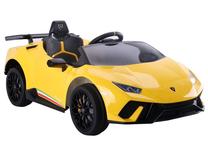Vaikiškas elektromobilis Lamborghini Huracan, geltona sp.