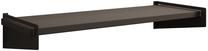 Настенная полка ADRK Ovo, черный цв., 10 см x 23.5 см x 60 см