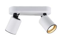 Lampa griesti Trio Pago 803500231, GU10, 2 x 35 W, balta krās. / balta krās.