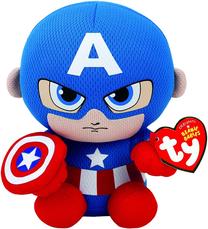 Pliušinis žaislas Meteor Marvel Captain America, mėlyna sp., 15 cm