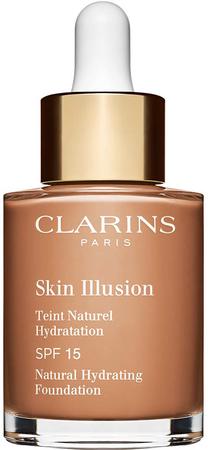 Skystas makiažo pagrindas Clarins Skin Illusion Natural Hydrating Foundation, 112.3 sandalwood, 30 ml