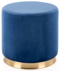 Pufas Covet, mėlynas/aukso, 42 cm x 40 cm x 43 cm