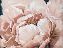 Fotomaal Home4you Pink Flower, 100 cm x 75 cm