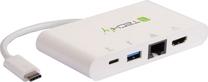 Dokstacija Techly IADAP USB31-DOCK1, balta krās.