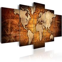 Reproduktsioon Artgeist Amber Map N5950-DKXL, 225 cm x 112.5 cm